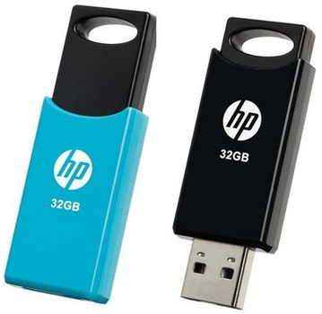 HP v212w 32GB USB 2.0 Blue & Black (HPFD212-32-TWIN) TWINPACK