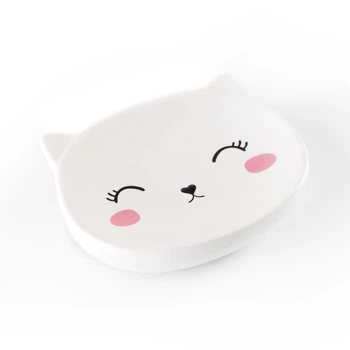 Мыльница МВМ MY HOME Cute cat Белая (BA-20 WHITE)