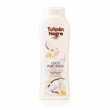 Гель для душу "Ніжний кокос" Tulipan Negro 650 мл