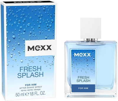 Парфумований спрей після гоління Mexx Fresh Splash For Him After Shave Spray 50 мл (3616300891759)