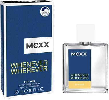 Perfumowany spray po goleniu Mexx Whenever Wherever For Him After Shave Spray 50 ml (3614228222198)