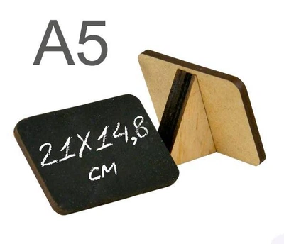 Ценник ACRY деревянный А5 210х148 мм меловой с подставкой (24096)