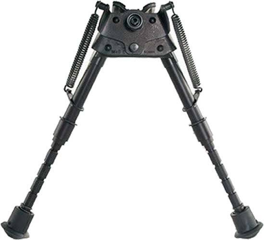 Сошки Harris Bipod S-BRM на антабку. 15,2-22,9 см. Шарнірна база. Підпружинені ніжки