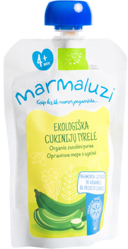Органічне пюре Marmaluzi з Кабачка в паучі 90 г (4779031614512)