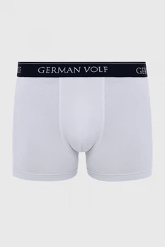 Трусы мужские боксеры из эластичного хлопка German Volf Белый M (50) 23102
