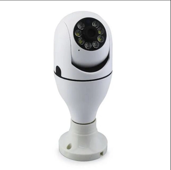 Камера видеонаблюдения лампочка E27 CAMERA 8811Y ART 8069 WIFI IP 360 белый