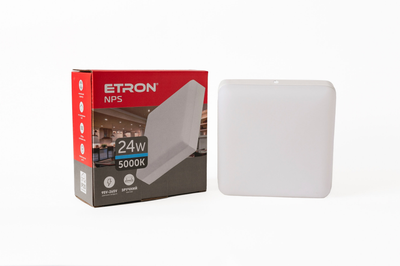 Світлодіодний світильник ETRON NPS 24W 5000К ІР20 квадрат
