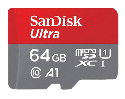 Карта памяти micro SD Sandisk Ultra 64GB