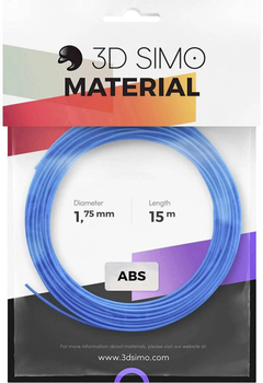Набір ABS пластик 3Dsimo для 3D-принтера 1.75 мм 120 г Blue Yellow Green (G3D3000)