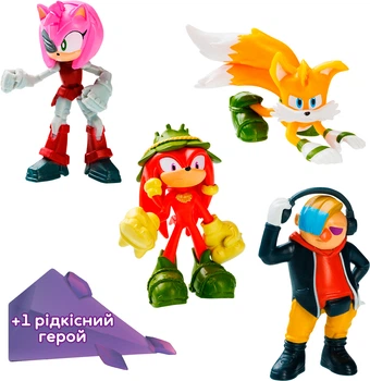 Набор игровых фигурок Sonic Prime Приключения Наклза 6.5 см (SON2040B) (6900007358255)