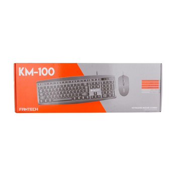 Комьпьютерна клавиатура с мышкой в комплекте FANTECH KM-100 (чорна)