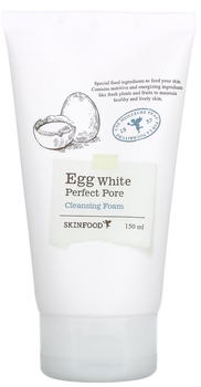 Пінка для вмивання SKINFOOD Egg White Perfect Pore Cleansing Foam 150 мл (8809511272904)