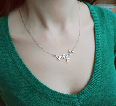 Срібне кольє з камінням (АРТ. №275) Розмір S Dadiverin Jewelry