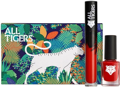 Zestaw kosmetyków All Tigers Natural & Vegan Wild Stars Lips & Nail (3701243221036)