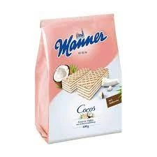 Вафлі Manner Lemon Cream з кокосовим кремом, 400 г