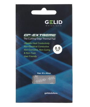Термопрокладка Gelid GP-Extreme 80х40х0,5 мм 12w/mk