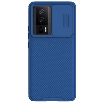 Чохол із захистом камери NILLKIN CamShield Pro для Xiaomi Poco F5 Pro / Redmi K60 / Redmi K60 Pro - Blue