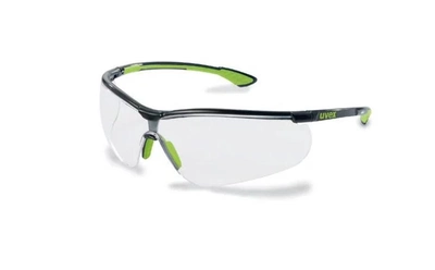 Тактичні окуляри Uvex Sportstyle прозорі в наборі з сумкою та ремінцем (9193265набір)