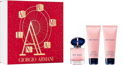 Набір для жінок Armani My Way Парфумована вода 50 мл + Гель для душу 75 мл + Лосьйон для тіла 75 мл (3614273877695)