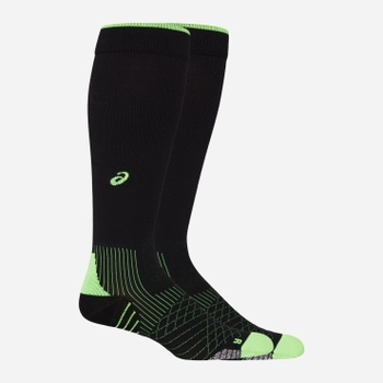 Шкарпетки ASICS METARUN COMPRESSION SOCK 3013A914-001 L Чорні/Зелені (4550456066663)