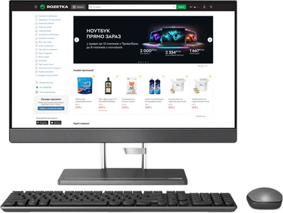Моноблок Lenovo IdeaCentre AIO 5 24IAH7 (F0GR00AYUA) Storm Grey