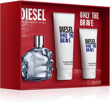 Zestaw Diesel Only The Brave Woda toaletowa 75 ml + Żel pod prysznic 100 ml + Żel pod prysznic 50 ml (3614273698610)