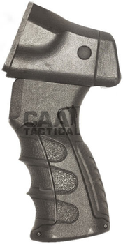 Пістолетна Рукоятка CAA для Rem870 з перехідником для труби приклада. Матеріал - пластик. Колір - чорний.
