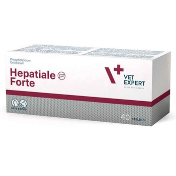 VetExpert Hepatiale Forte пищевая добавка для поддержания и восстановления функций печени собак и кошек, 40 таблеток