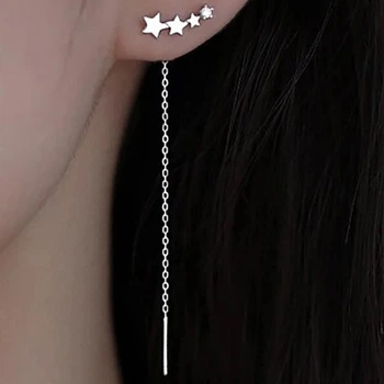 Набор бижутерия серьги из медицинской стали TRENDY Stars AC1278B 266