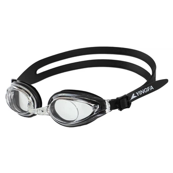 Очки для плавания стартовые Zelart Yingfa 220AF Black-White