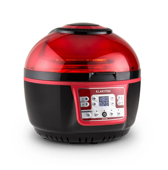 Фритюрниця VitAir Turbo червоно-чорна 1400W гриль випічка 9 л