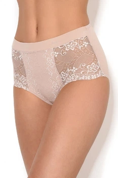 Высокие трусики слип с кружевом Janira 31690 nacar 48(XL) Телесный