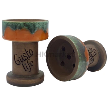 Чаша для кальяна Gusto Bowls Rook Orange Green