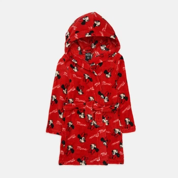 Халат махровий утеплений дитячий Disney MinnieMouse DIS MF 52 40 9876 W 110-116 см Червоний (5904009173510)
