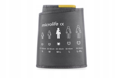 Манжета Microlife 22-42см + коннектор оригинальная для автоматических и полуавтоматических тонометров с одной трубкой серая