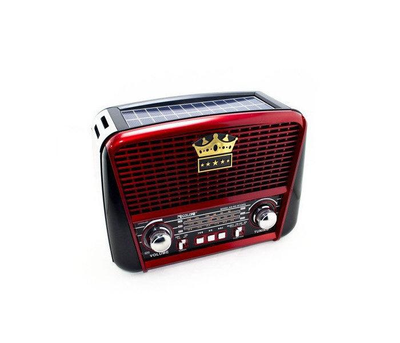 Радиоприемник Golon RX-455S Solar Red/ black без bluetooth
