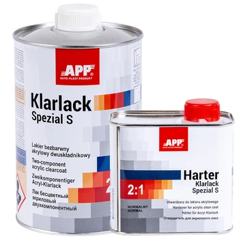 Лак акриловий APP Klarlack Spezial S 2К 2:1 1л+0,5л затверджувач 020109 336 TR01687