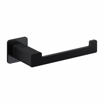 Паперотримач настінний латунь 16,5x4,5 Omnires чорний матовий (00140373)