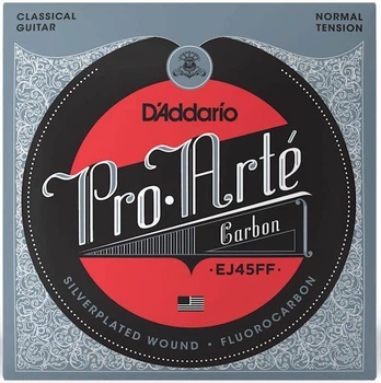 Струны для классических гитар D'Addario EJ45FF PRO-ARTE CARBON NORMAL TENSION
