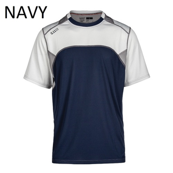 Футболка 5.11 MAX EFFORT SHORT SLEEVE TOP 82113 Large, Синій (Navy)