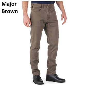 Тактичні джинси завужені 5.11 DEFENDER-FLEX SLIM PANTS 74464 33/34, Major Brown