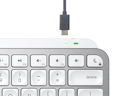 Klawiatura bezprzewodowa Logitech MX Keys Mini For Mac Wireless Illuminated Pale Grey (920-010526)