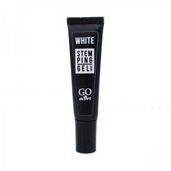 Гель-краска для стемпинга GO Active 2в1 Stamping Gel White цвет белый 8 мл (2907928991015)
