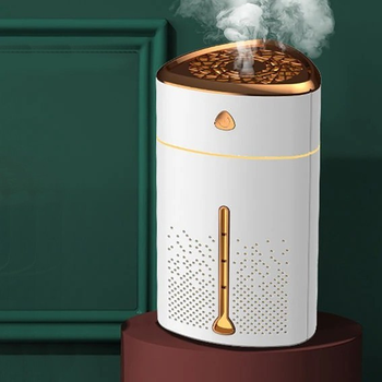 Ультразвуковий зволожувач повітря і нічник Nano Humidifiers USB ЮСБ диффузер з підсвіткою 1000 мл, Білий