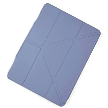 Чохол iPad Air 13''(2024)/12,9 (2022) Origami Smart New pencil groove lavender gray