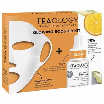 Zestaw Teaology Glowing Booster Vitamin C Serum 15 ml + Reusable Mask (8050148505143)