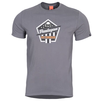Футболка Pentagon VICTORIOUS K09012-VI Medium, Wolf-Grey (Сірий)