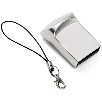 Флеш накопитель-память Jaster Super Mini Metal USB2.0 64GB 269 Silver