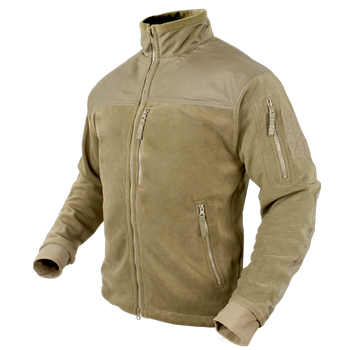 Тактична флісова куртка Condor ALPHA Mirco Fleece Jacket 601 XX-Large, Coyote Brown