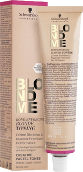 Krem rozświetlający do włosów Schwarzkopf Professional Blondme Toning Nougat 60 ml (4045787564785)